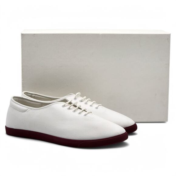The Row Sam Sneakers - Canvas - White 41 8US $850 - Picture 1 of 9
